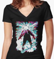 Praise be to the Thing Women's Fitted V-Neck T-Shirt