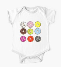 Doughnuts Short Sleeve Baby One-Piece