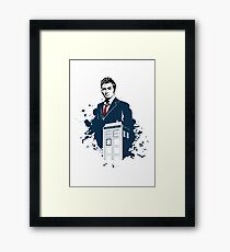 David Tennant Doctor Who Art Framed Print
