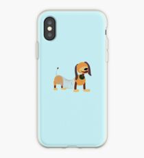 Vinilo o funda para iPhone Perro muy Bendy
