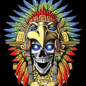 Mayan Eagle Warrior Skull – Sofias Gift Shop & Apparel