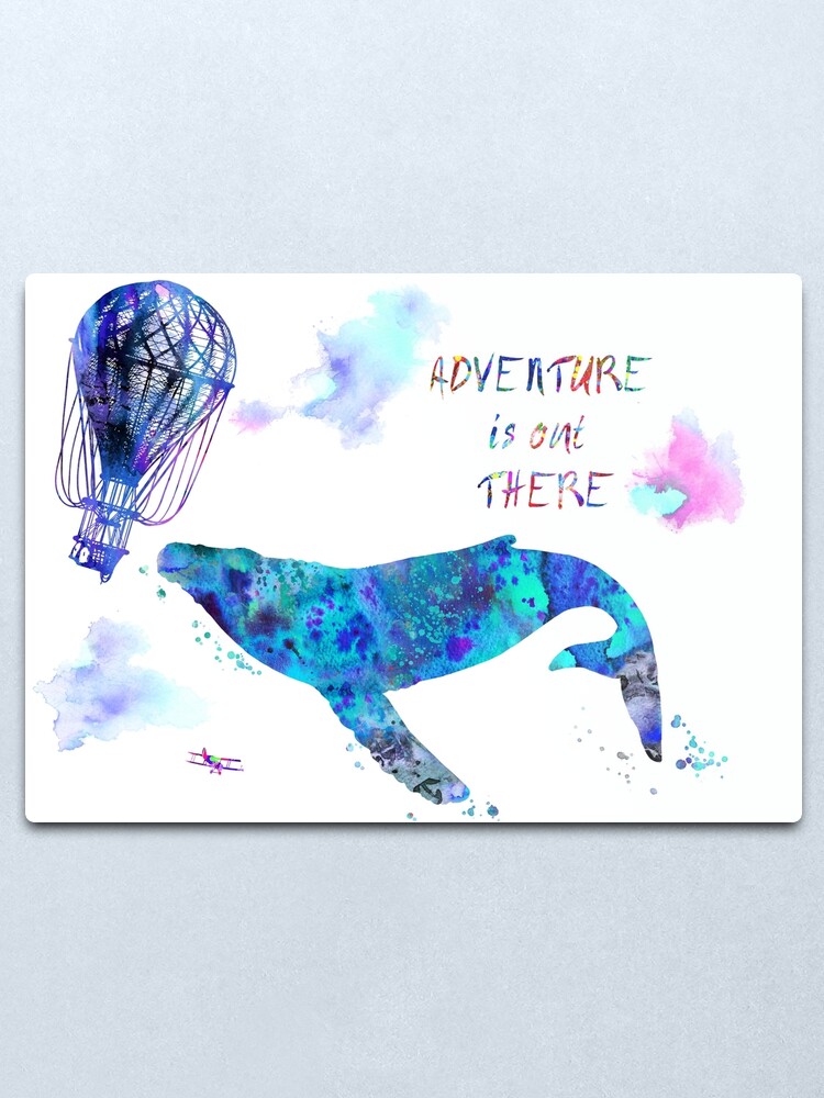 Whale Blue Whale Ocean Art Sealife Nursery Kids Room Decor