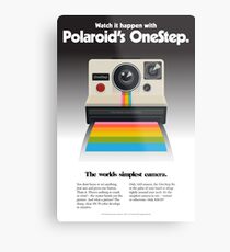 Retro Vintage Polaroid Camera Poster / Sticker Metal Print