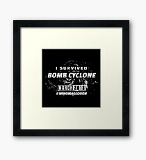 I survived Bomb Cyclone Framed Print