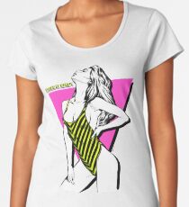 Stripe it Right. Women's Premium T-Shirt