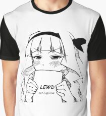 Lewd, aber ich stimme zu Grafik T-Shirt