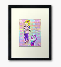 Star Party- Pink version Framed Print