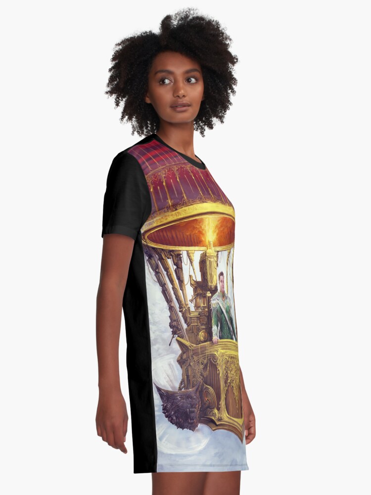 Alternate view of Lighter Than Air Chariot Graphic T-Shirt Dress