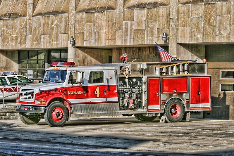 "Fire Truck Adjust" by GPMPhotography | Redbubble