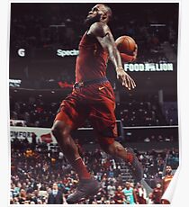 LeBron James dunk Poster