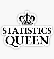Statistics Queen Sticker