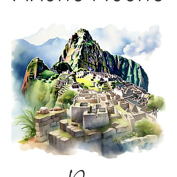 MACHU PICCHU CLASSIC VIEW. - The signature view of Machu Picchu Peru's –  King of Maps