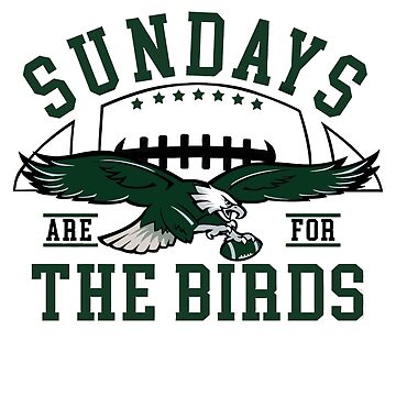 Sundays are for the Birds Philly Football Philadelphia Eagles Game Day  Sports Philly Birds Spiral Notebook for Sale by brzozowskanet