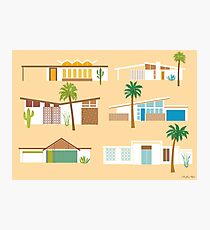 Palm Springs Houses Photographic Print
