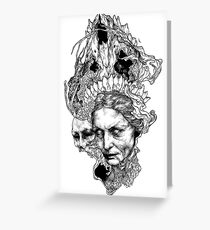 Old witch Greeting Card