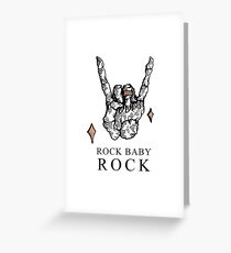 Rock Baby Rock Greeting Card