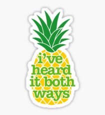 Psych- Ich habe es beide Wege gehört Sticker