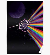 Pink Floyd Dark Side of the Moon Dungeons & Dragons Poster