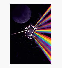 Lámina fotográfica Pink Floyd lado oscuro de la luna Dungeons & Dragons