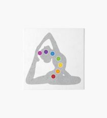 Yoga Pose Chakra Art Board