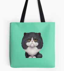 Black & White Persian Cat Tote Bag