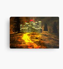 Duke of York's Sandal Castle, Wakefield, West Yorkshire, England 1460 (includes video) Metal Print