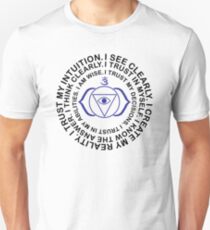 Yoga Yogi Third Eye Ajna Chakra Mantra Unisex T-Shirt