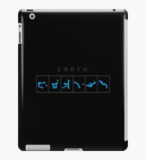 Earth chevron destination symbols iPad Case/Skin