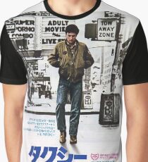 Taxi Driver Japanese Poster Graphic T-Shirt