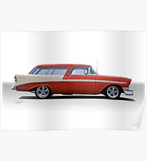 1956 Chevrolet 'Nomad' Wagon Poster
