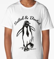 Cute Penguin with Tie - Suited and Booted Long T-Shirt