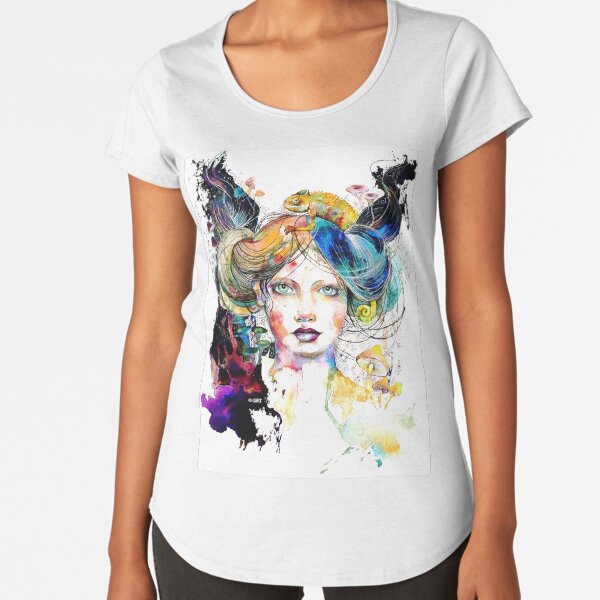 Crazy mushroom Premium Scoop T-Shirt