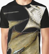 Chilean devil manta ray (Mobula tarapacana) Graphic T-Shirt