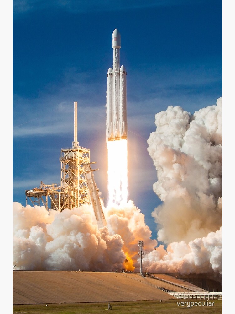 SPACEX FALCON HEAVY LAUNCH by verypeculiar