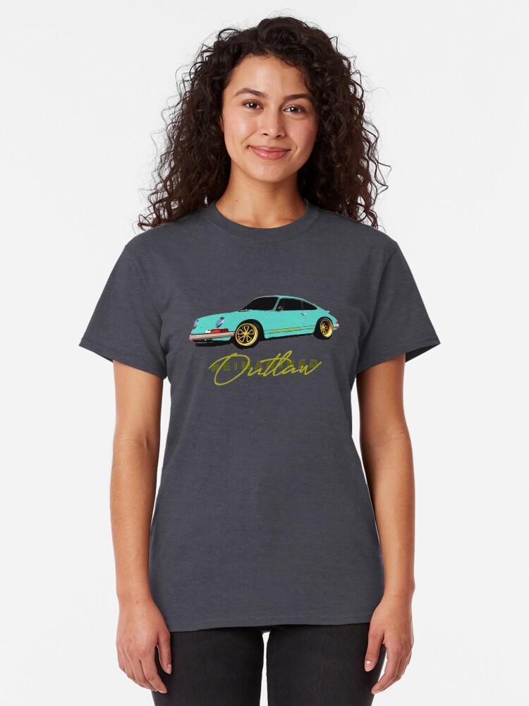 Alternate view of Shift Shirts Outlaw Reimagined - Singer Inspired Classic T-Shirt