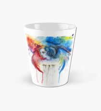 Gib mir Liebe - Aquarell Tasse (konisch)