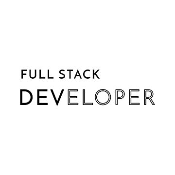 Artwork thumbnail, Full Stack Developer (Inverted) by developer-gifts