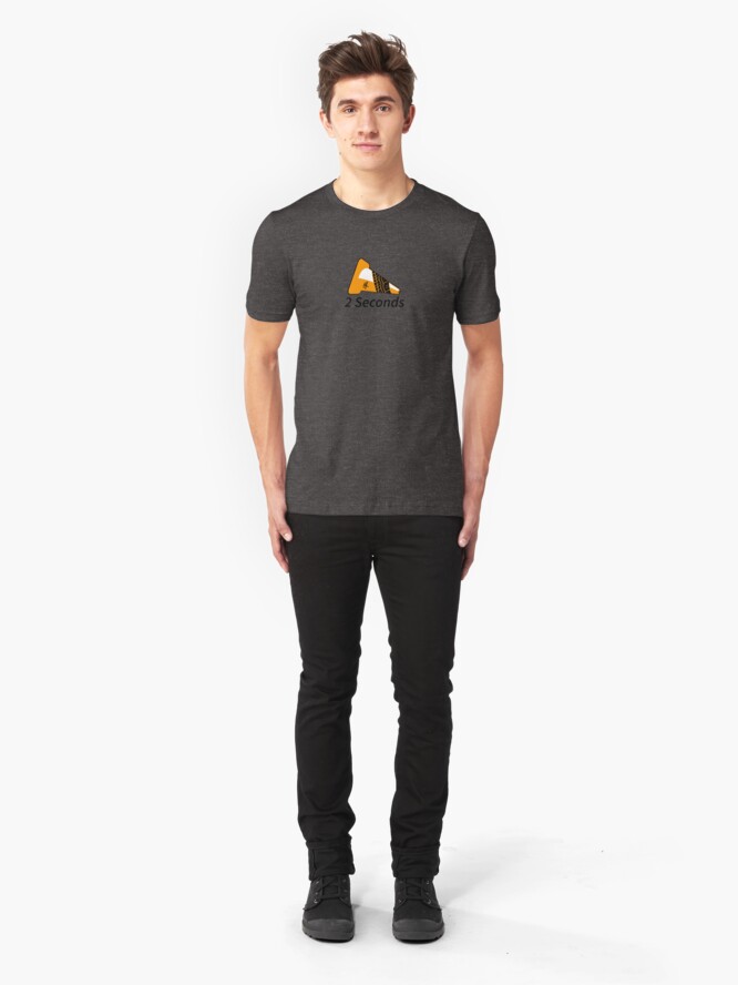 Alternate view of Shift Shirts Two Seconds – Autocross Racing Inspired Slim Fit T-Shirt