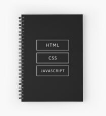 HTML, CSS & JavaScript Developer Spiral Notebook
