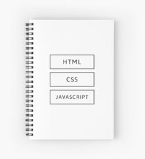 HTML, CSS & JavaScript Developer (Inverted) Spiral Notebook
