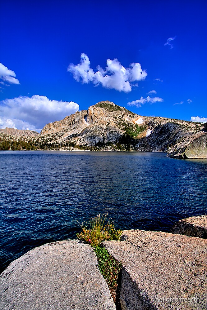 "Peeler Lake in California" by hellofromearth Redbubble
