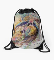 Remembering Safed Drawstring Bag