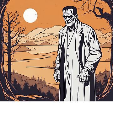 Artwork thumbnail, Halloween the Frankenstein classic monster  by spyduckz