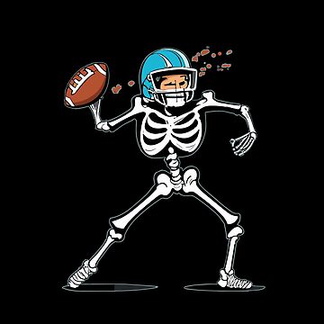 Artwork thumbnail, Skeleton American Football by dedodern