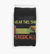 Natural science periodic table Duvet Cover