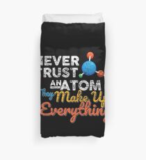 Science Atom Chemistry Duvet Cover