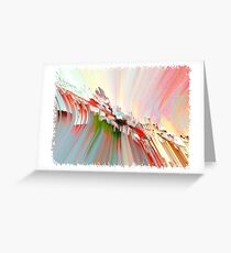 Abstract pastel composition Greeting Card