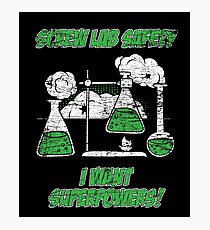 Natural science chemistry laboratory Photographic Print