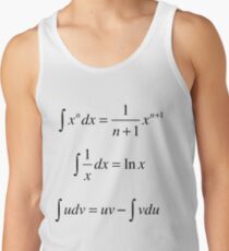Integrals, math, calculus, mathematics, #Integrals, #math, #calculus, #mathematics, #Integral, #natural, #logarithm, #naturalLogarithm, #exponent #Physics Tank Top