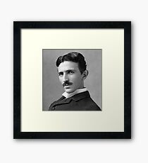 Nikola Tesla Portrait Framed Print